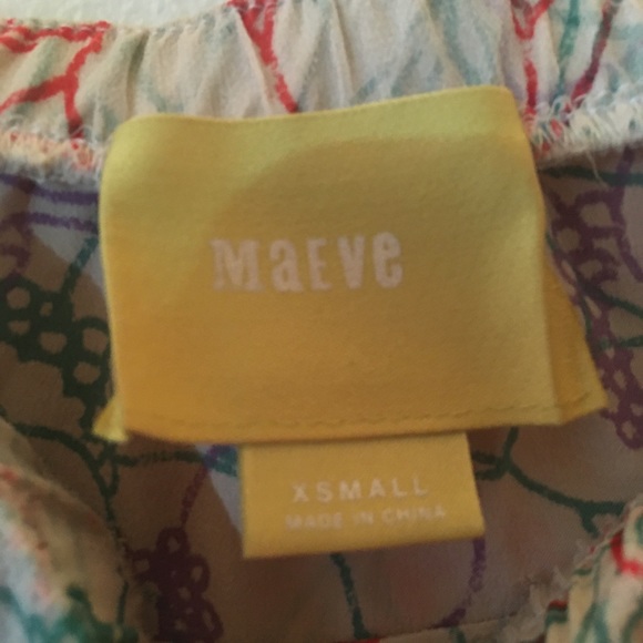 Layered Silk Anthropologie top - Picture 6 of 7